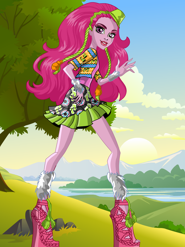 Ghouls Monsters Fashion Dress Up Game Game Screenshot