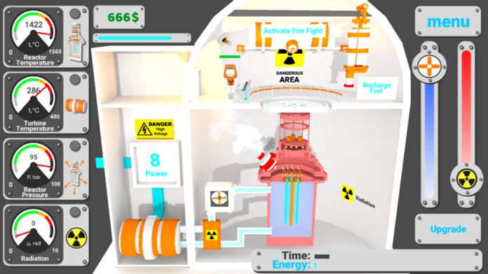 Nuclear inc 2. Atom simulator 게임 스크린 샷