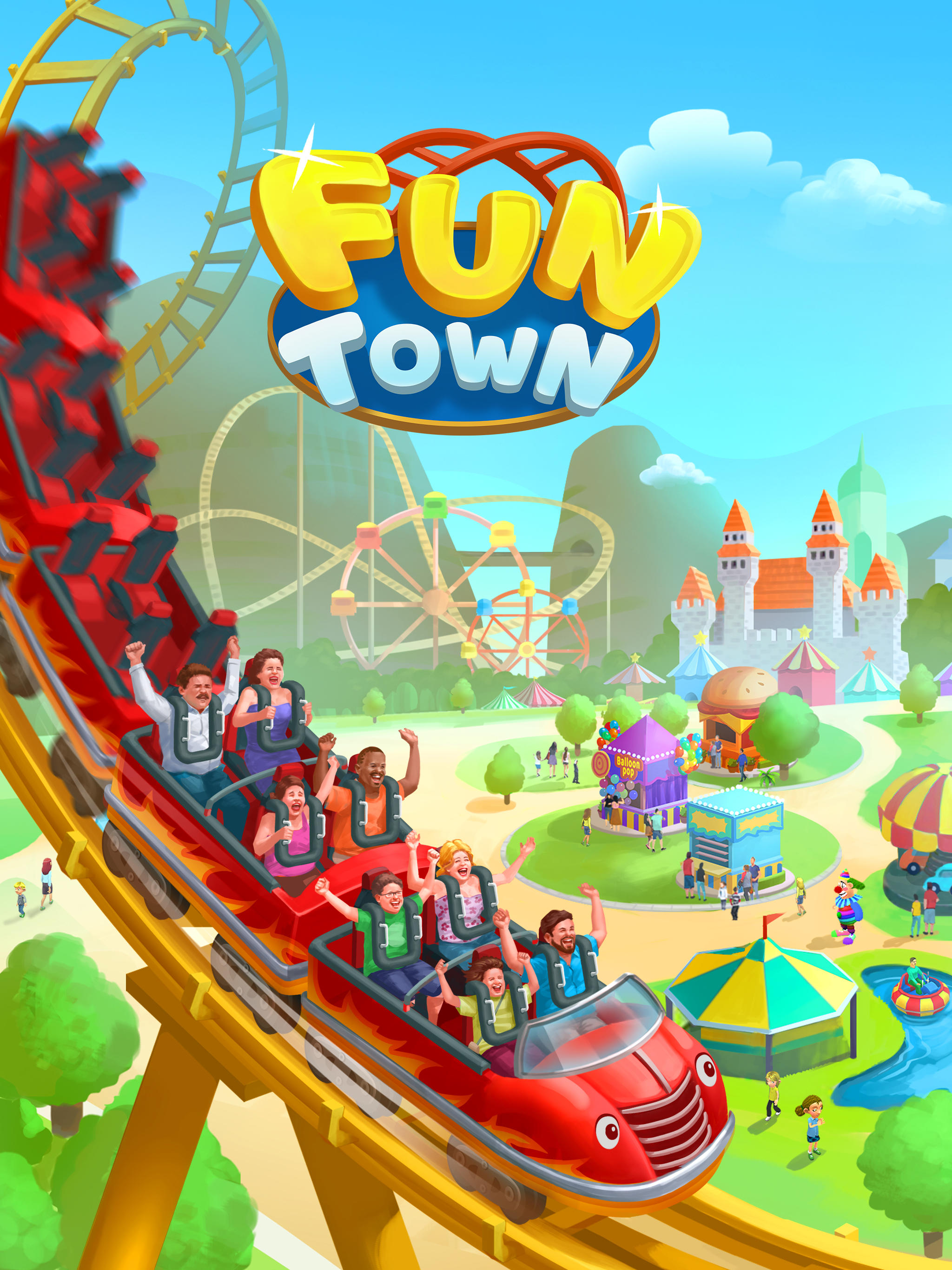 Funtown: マッチ3パズル オフラインゲームのキャプチャ
