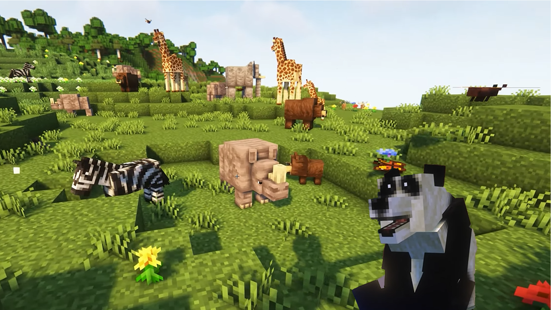 Mod Animal Zoo Minecraft Game Screenshot
