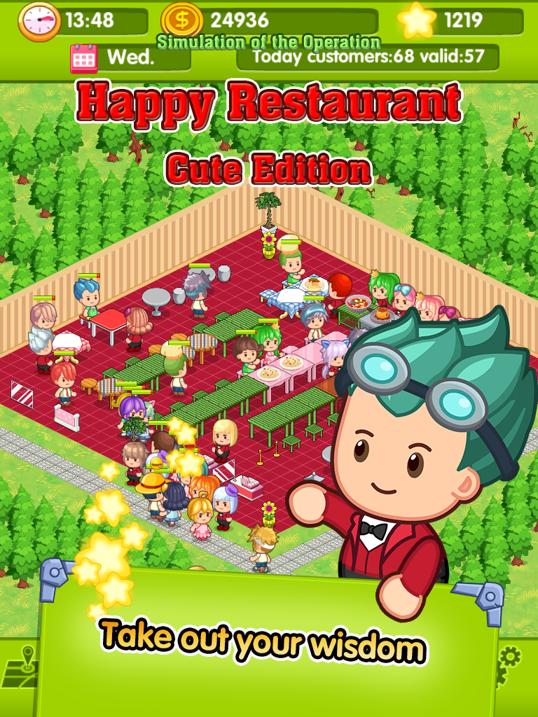Скриншот игры Happy Restaurant cute edition