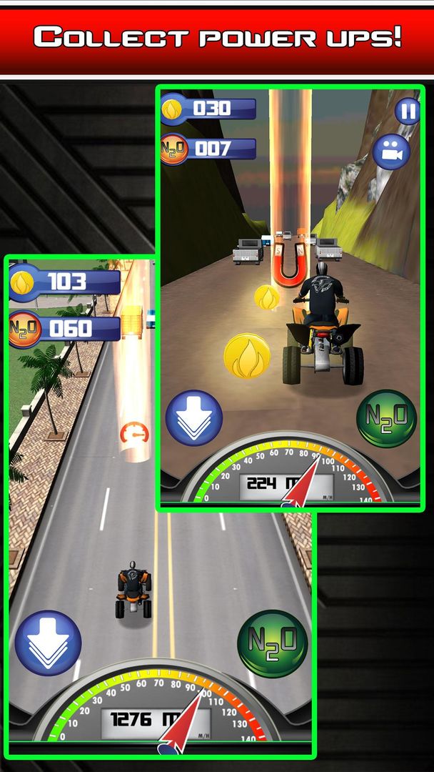 ATV Quad Traffic Racing遊戲截圖