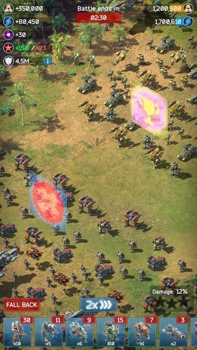 Screenshot of Battle for the Galaxy War Game