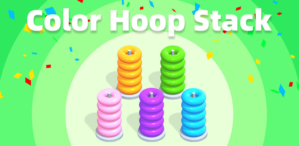 Banner of Color Hoop Stack - 並べ替えパズル 1.3.2