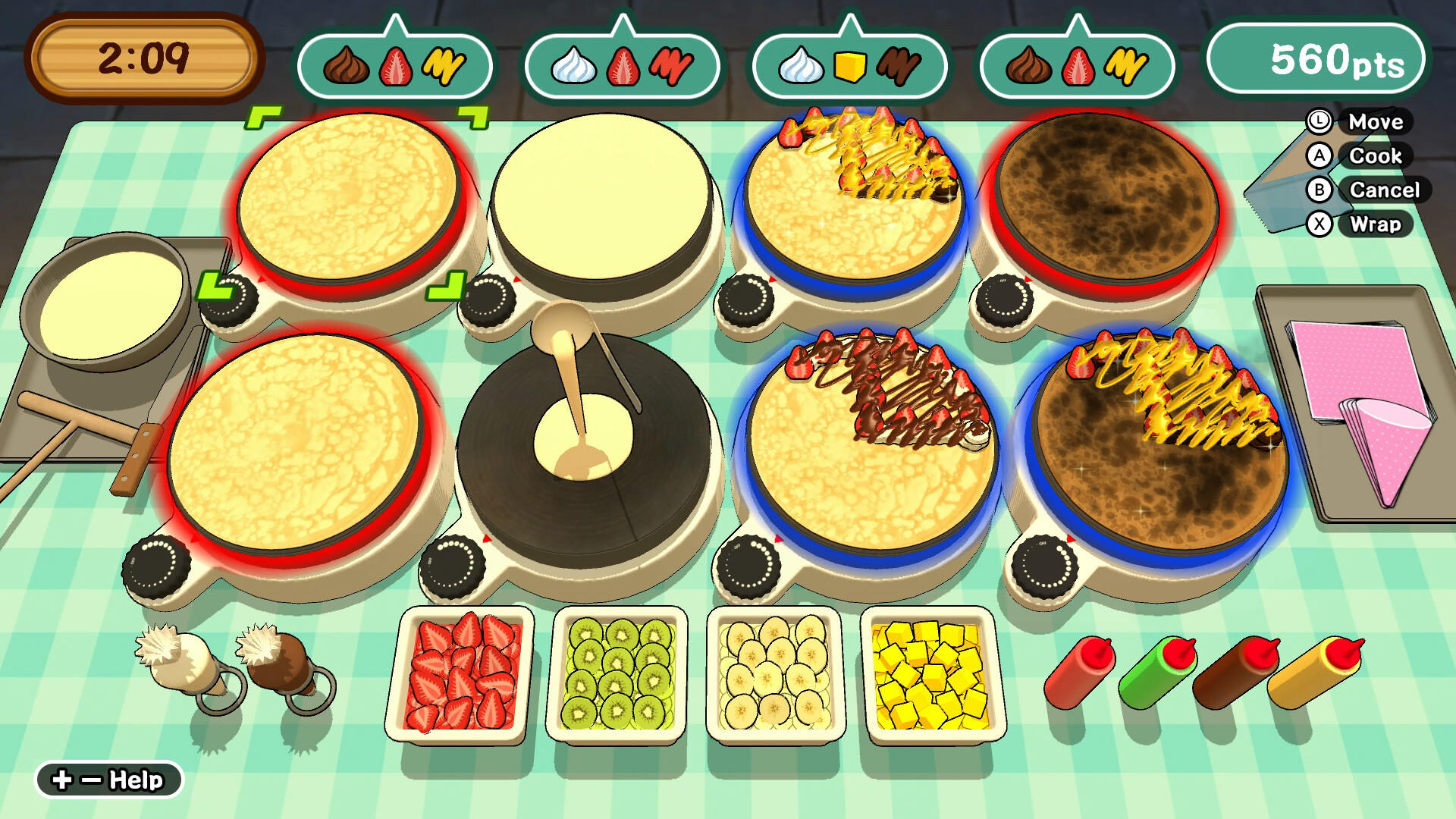 Make it! Crepe Game Screenshot