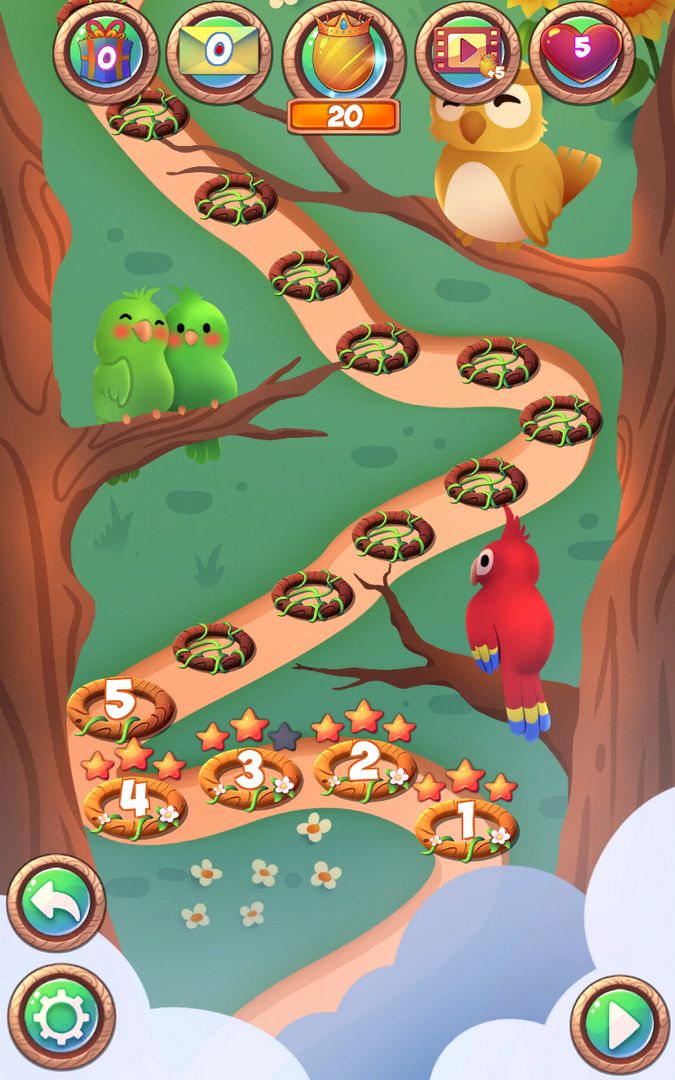 Screenshot of Birds: Free Match 3 Games
