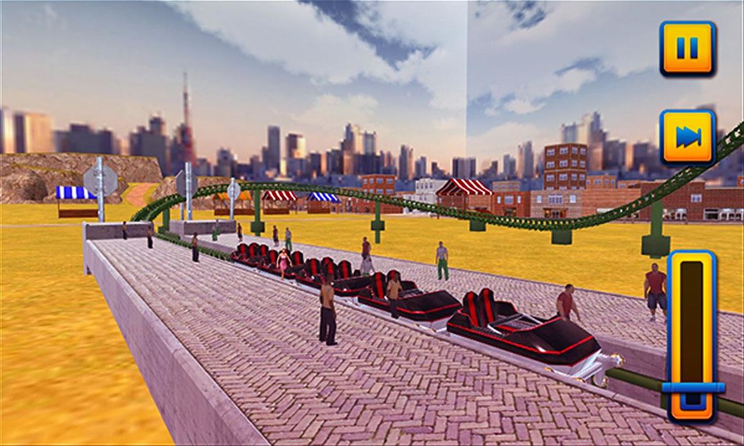 Screenshot of Roller Coaster 3D Simulator