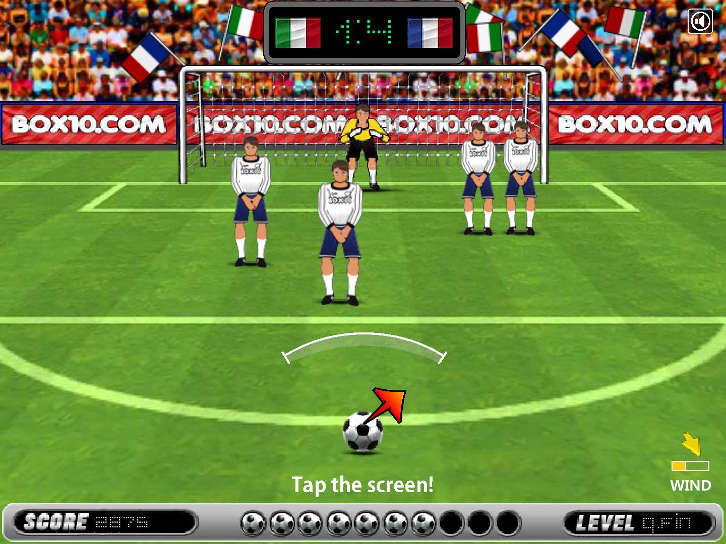 Cuplikan Layar Game Euro Kicks 2016