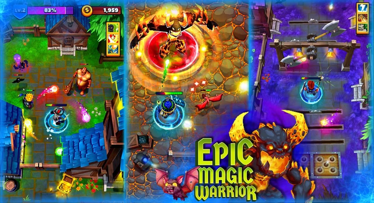 Epic Magic Warrior Game Screenshot