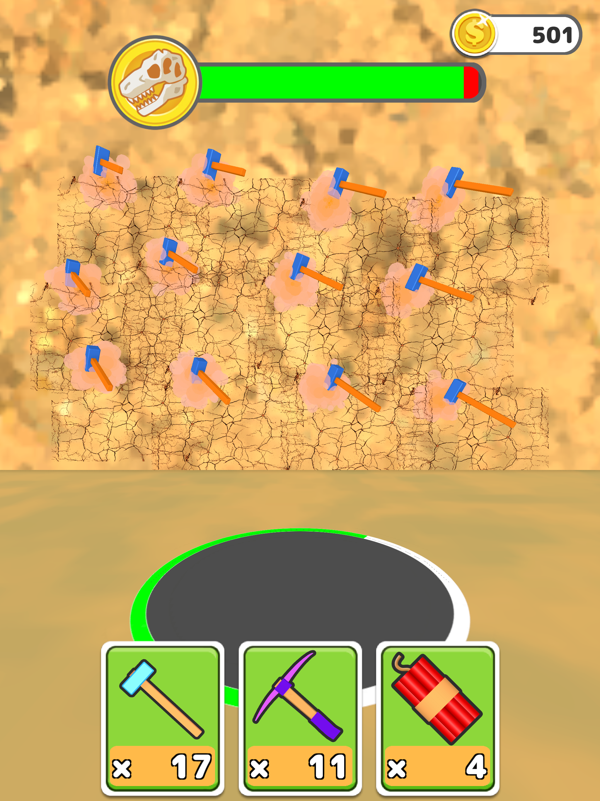 Screenshot of Digging Dino