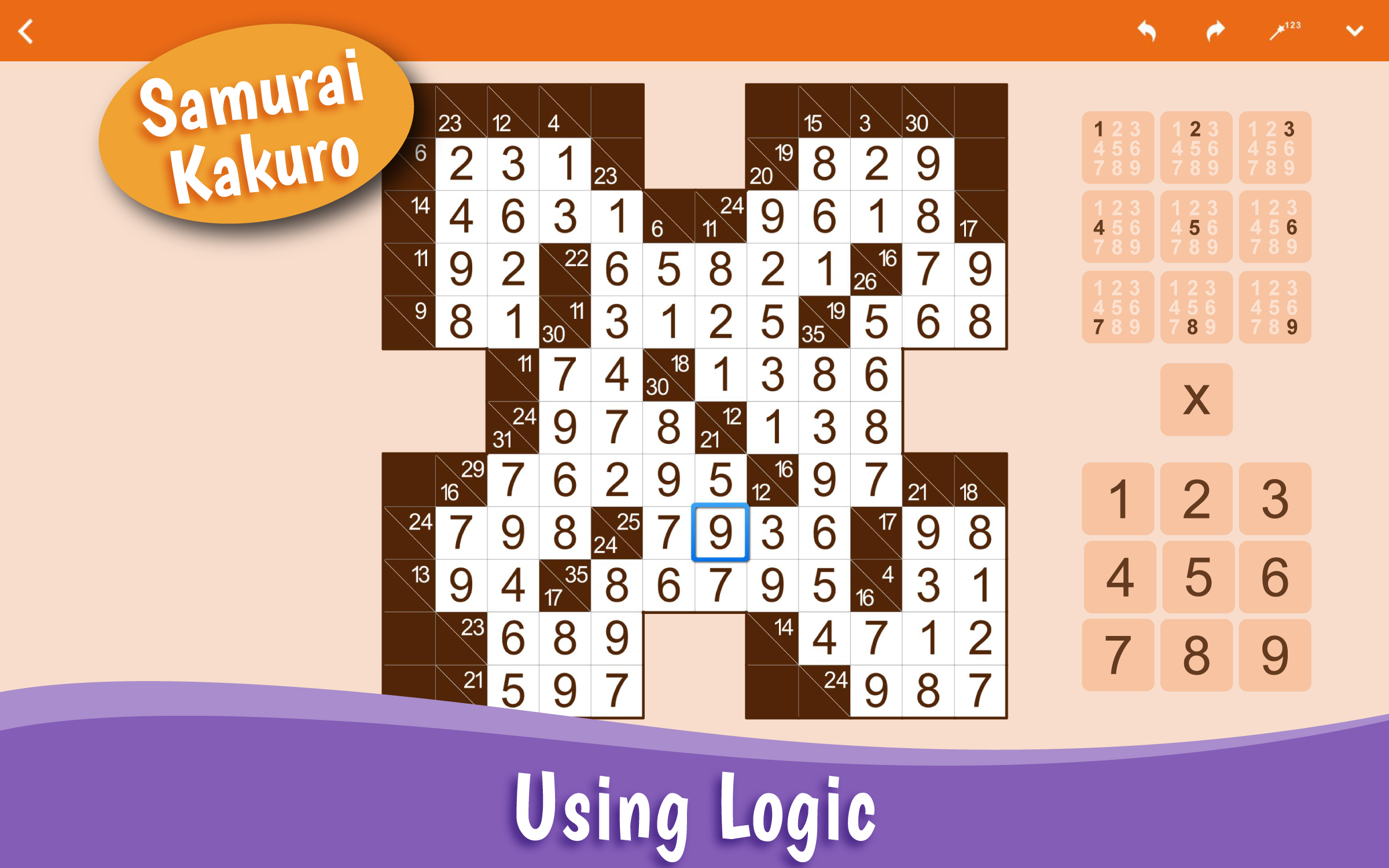 Kakuro: Number Crossword Game Screenshot