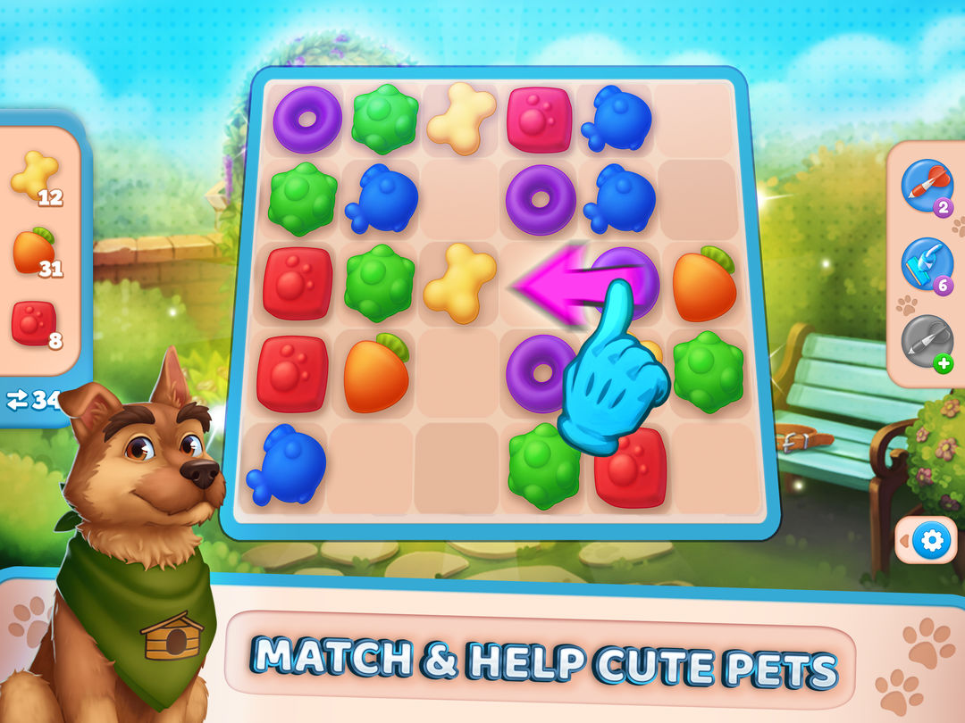 Pet Clinic - Free Puzzle Game With Cute Pets 게임 스크린 샷