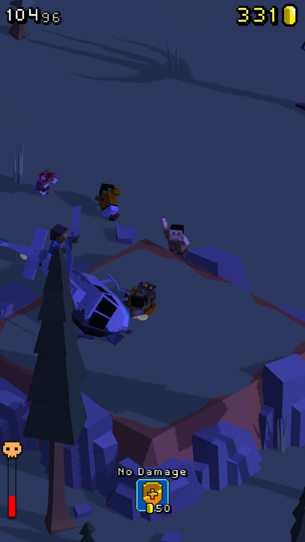 Blocky Zombies - Run Survival ภาพหน้าจอเกม