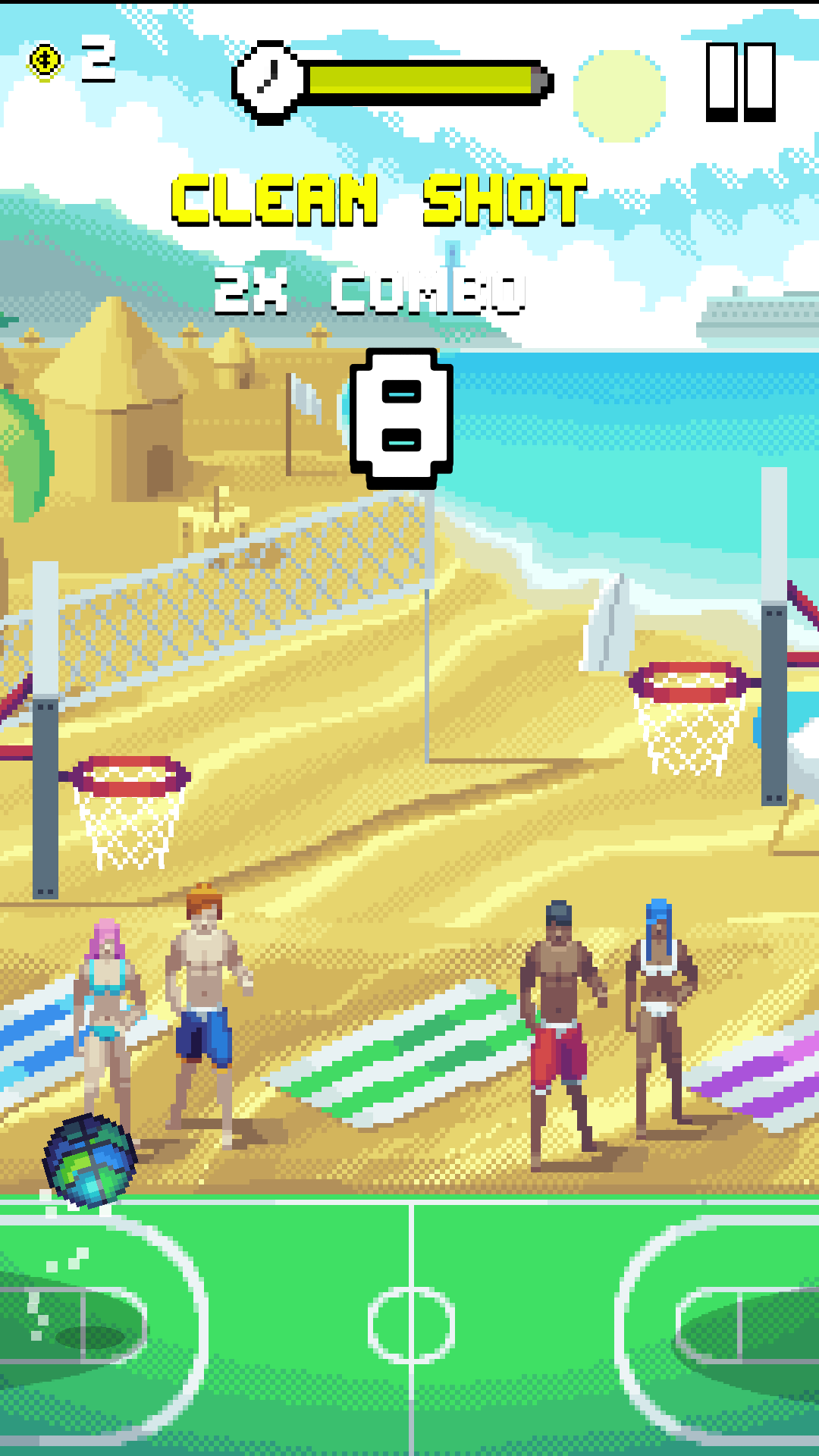Bouncy Hoops ゲームのスクリーンショット