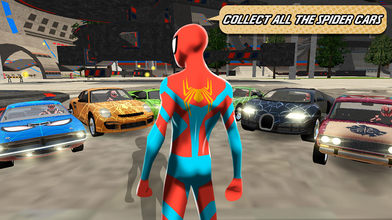 Spider Car Crash Game Screenshot