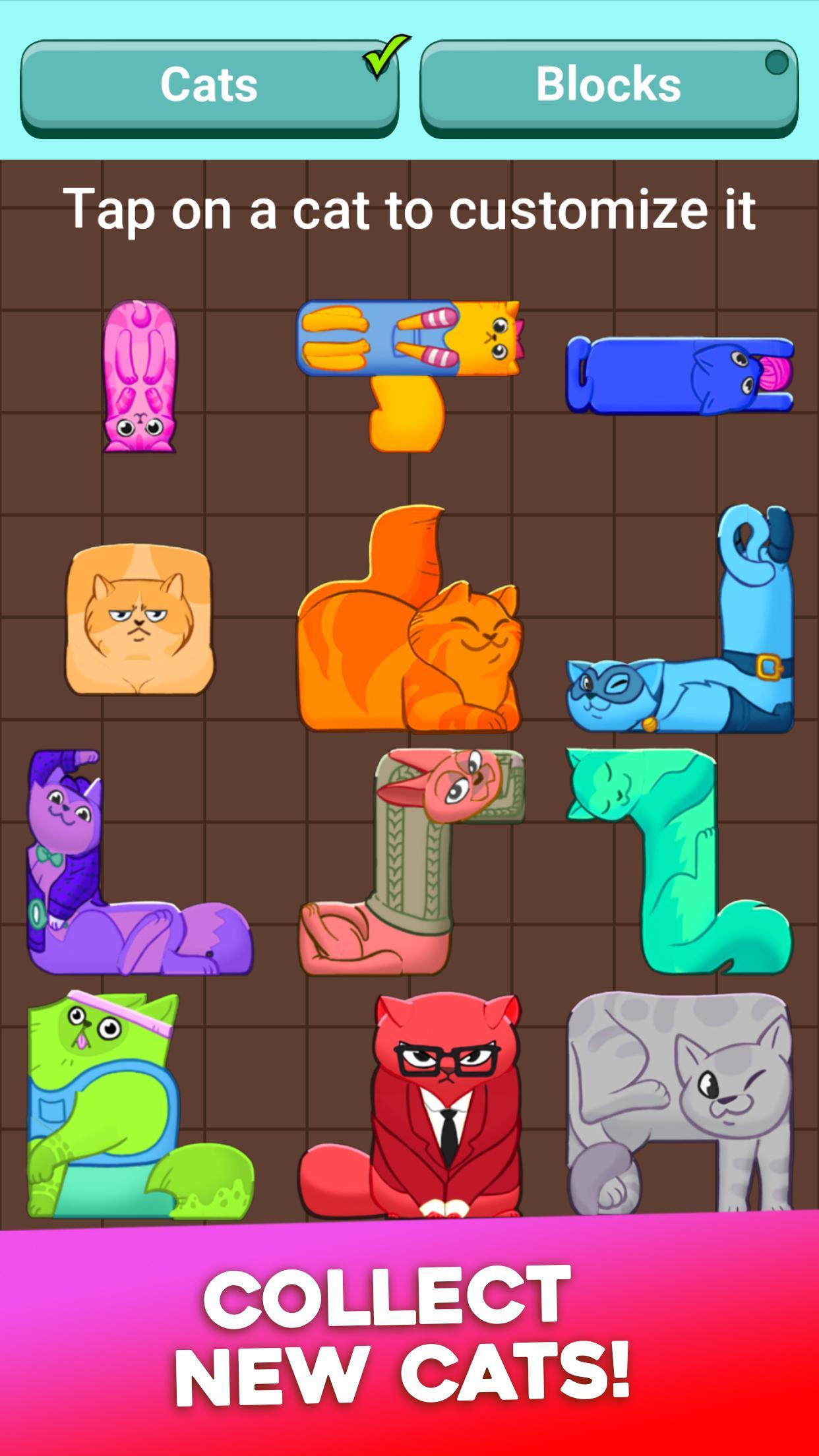 Block Puzzle Cats ภาพหน้าจอเกม
