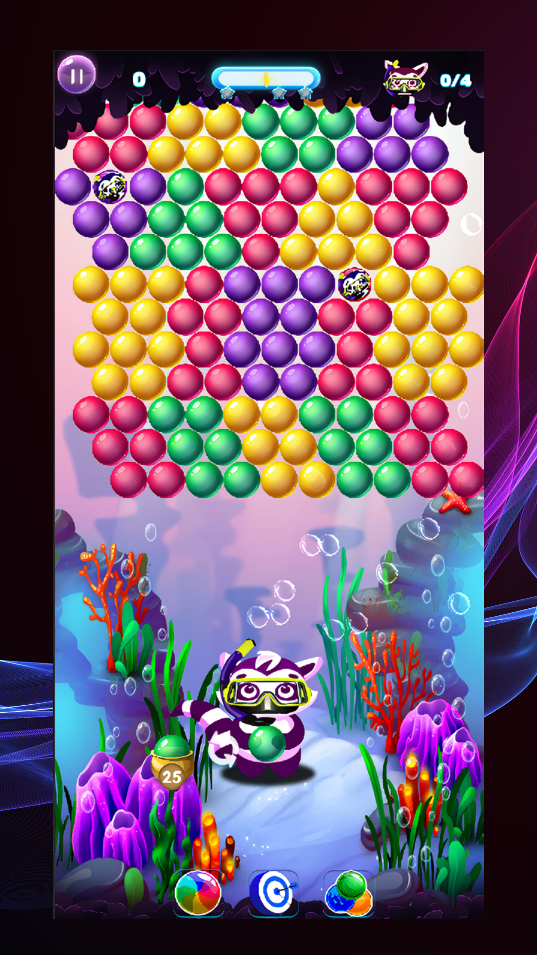 Bubble Pop Blitz Shooter Game Game Screenshot
