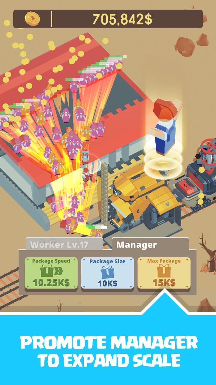 Idle Railway Builder screenshot game