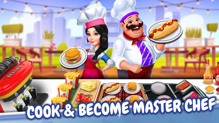 Jogos de hambúrguer jogos de culinária 3D versão móvel andróide