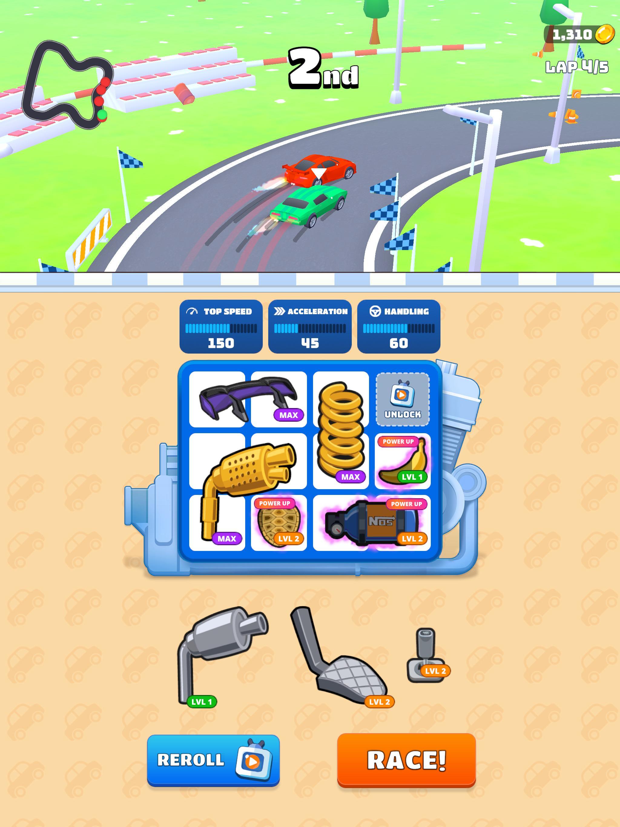 Turbo Tactics - Merge & Race Game Screenshot