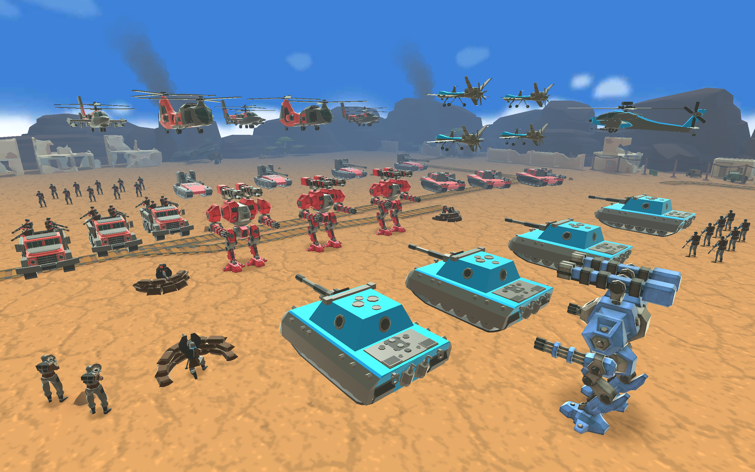 Скриншот игры Army Battle Simulator