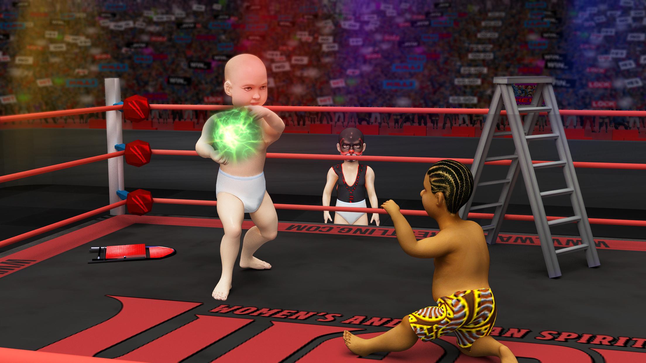 Скриншот игры Dwarf Wrestling: Smack the super junior wrestlers