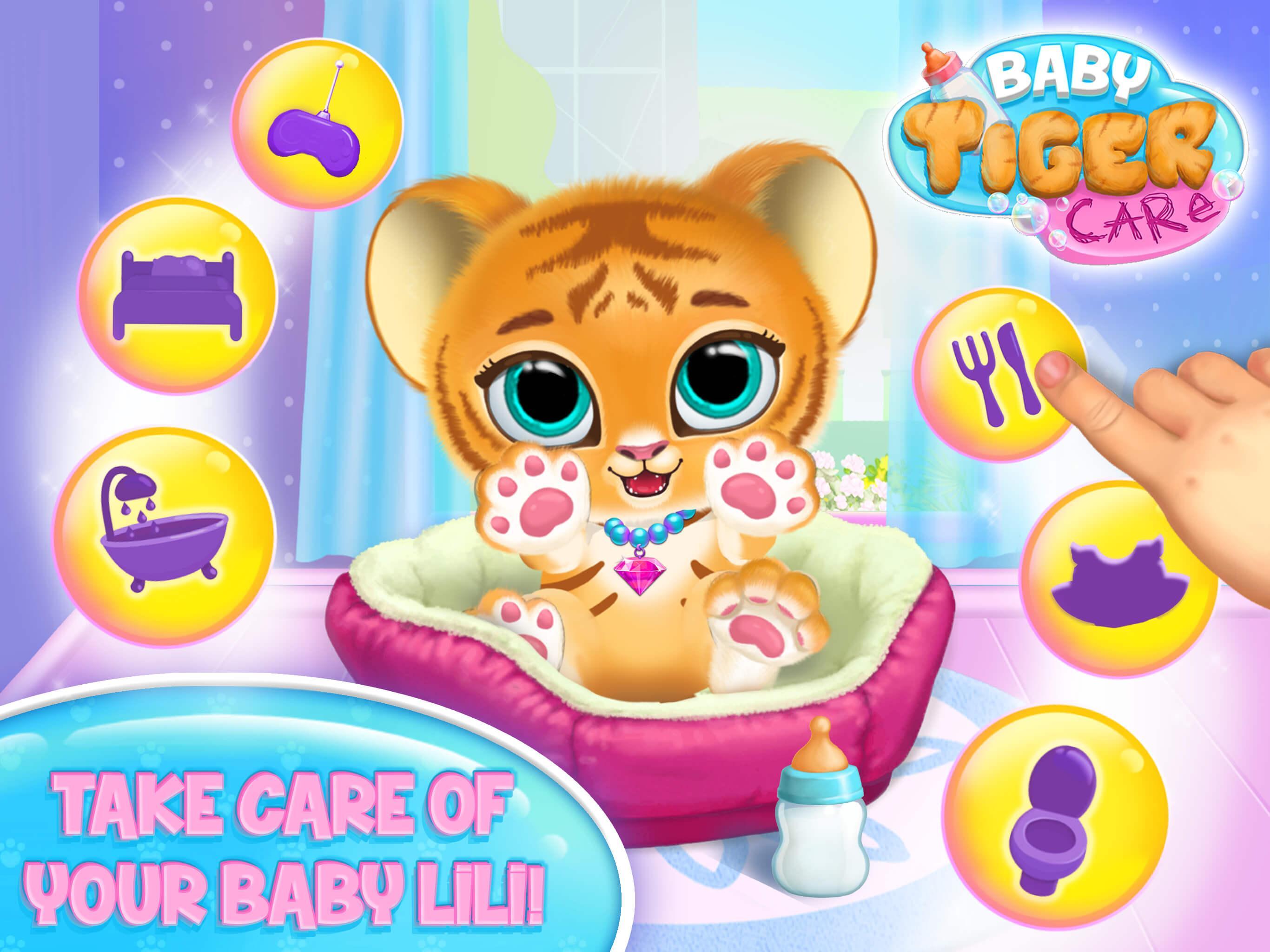 Baby Tiger Care - My Cute Virtual Pet Friendのキャプチャ