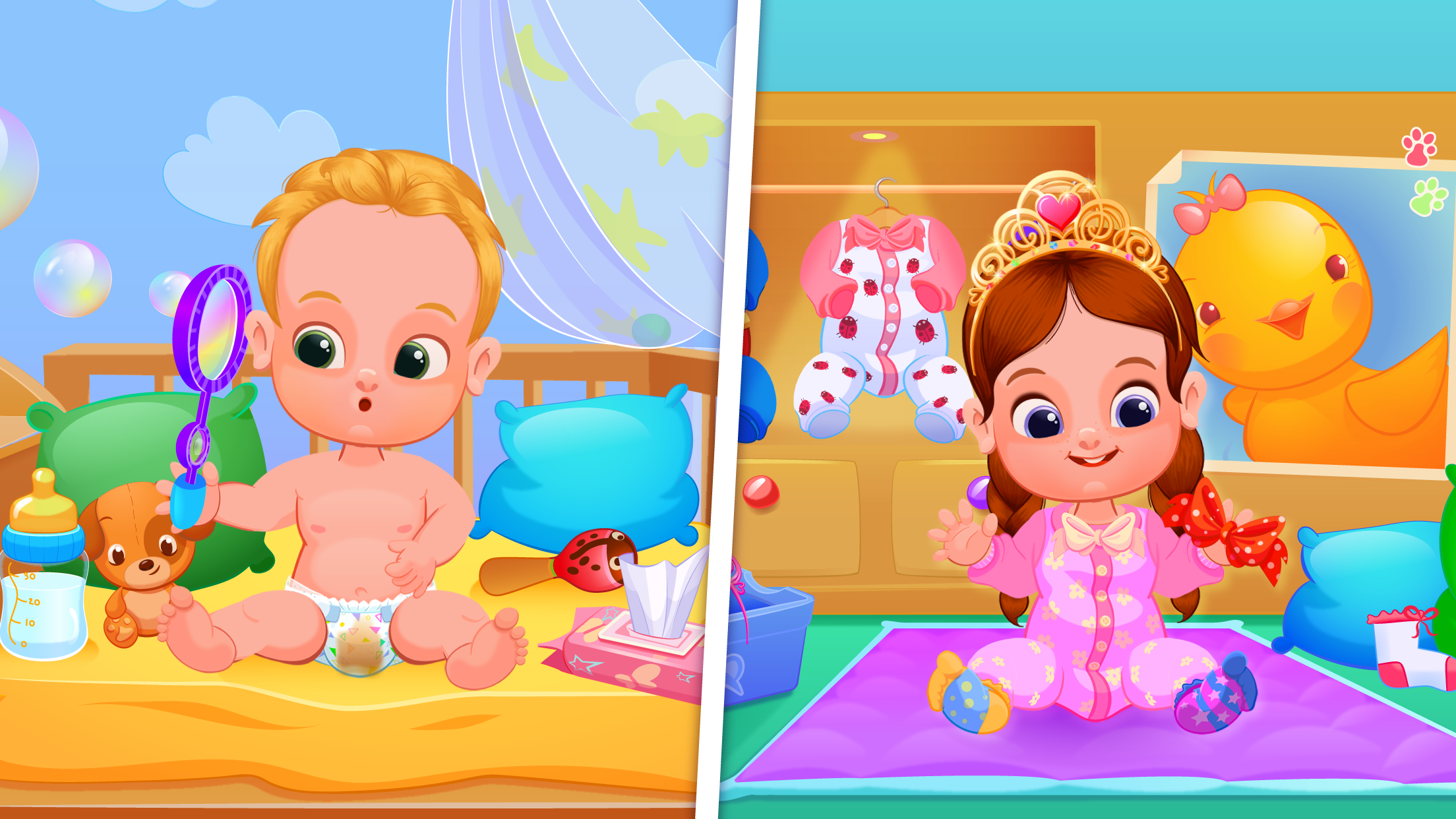 Cuplikan Layar Game My Baby Care 2