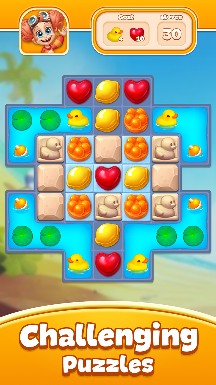 Candy Pop Story : Match 3 ภาพหน้าจอเกม
