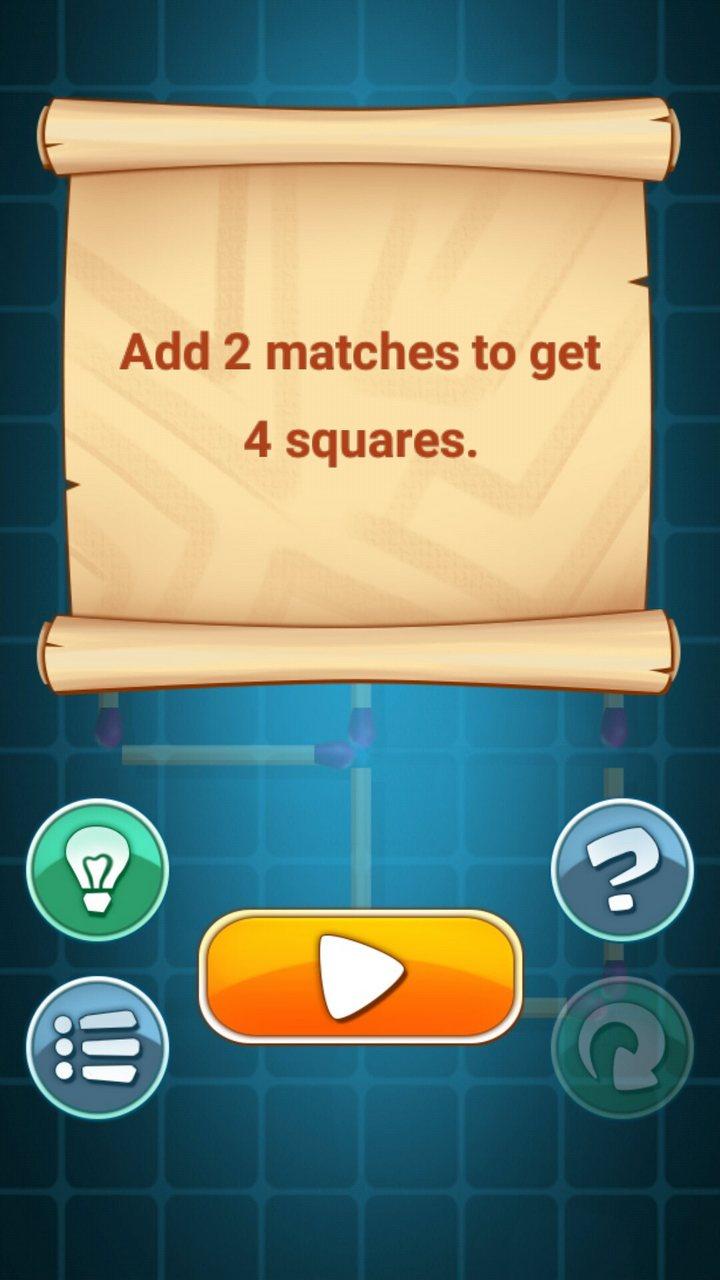 Скриншот игры Matches Puzzle Game