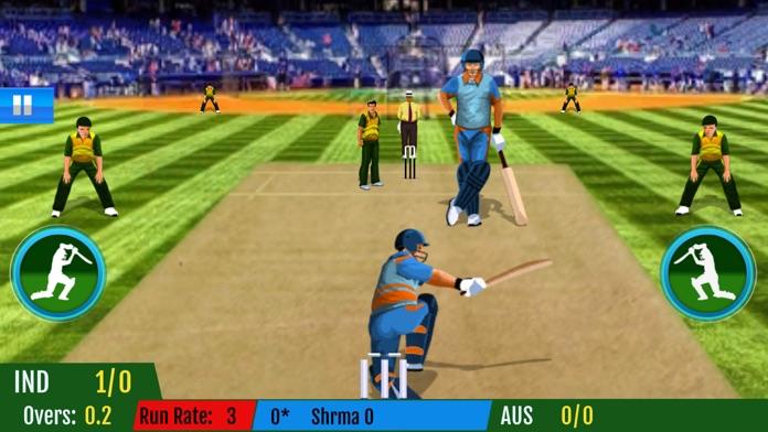 Captura de Tela do Jogo World Cricket Match Simulator