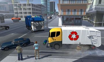 Cuplikan Layar Game Road Garbage Dump Truck Driver