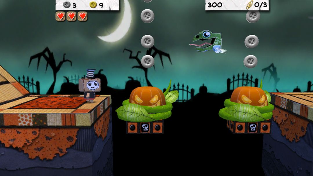 Paper Monsters 3d platformer 게임 스크린 샷