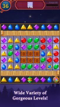 Скриншот игры Jewels Magic: Mystery Match3