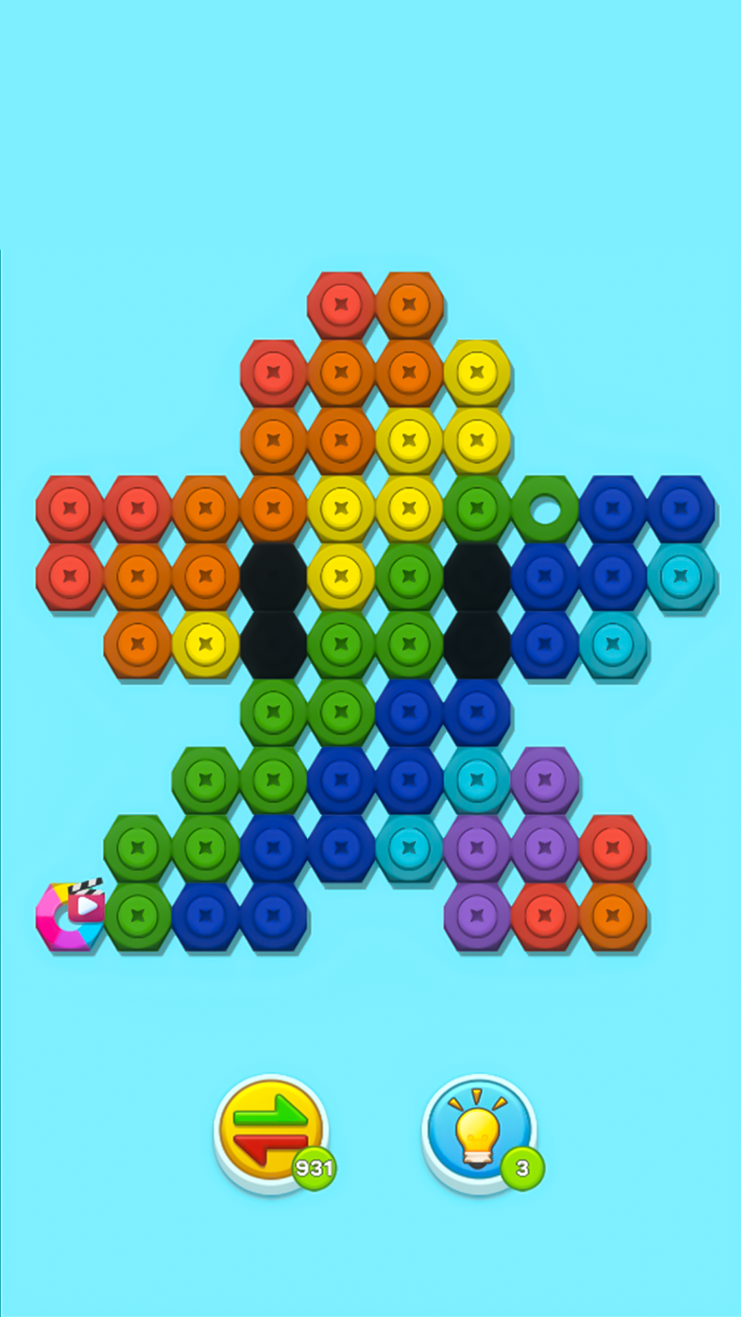 Nut n Bolt Sort: Color Puzzle Game Screenshot