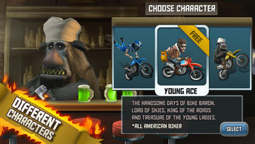 Bike Baron Game Screenshot