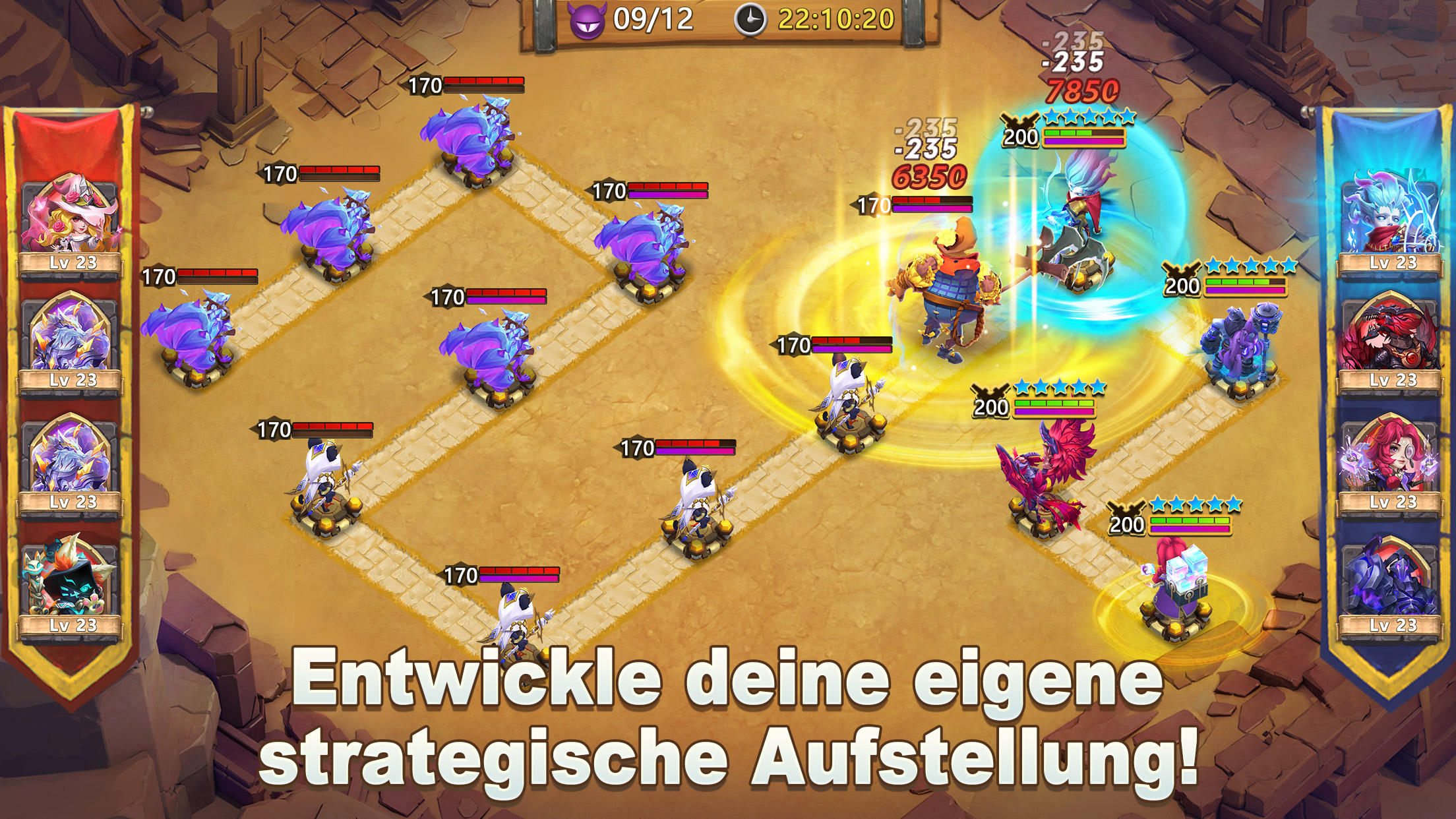Castle Clash: King's Castle DE Game Screenshot