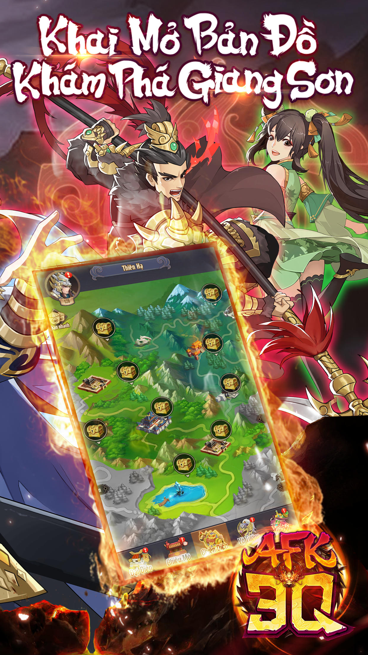 AFK 3Q - Đế Vương Thiên Hạ Game Screenshot