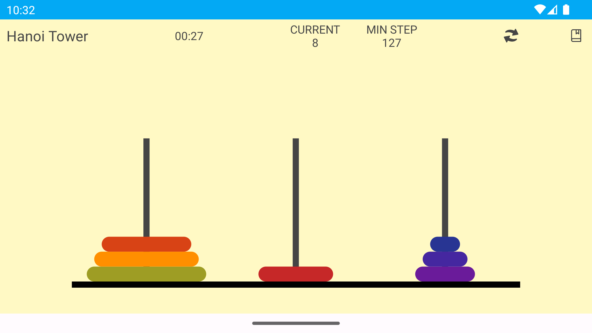 Hanoi Tower Game Screenshot