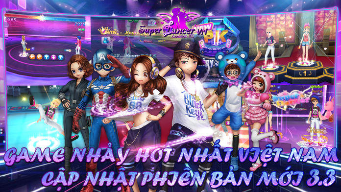 Super Dancer VN-Audition 3D Game Screenshot