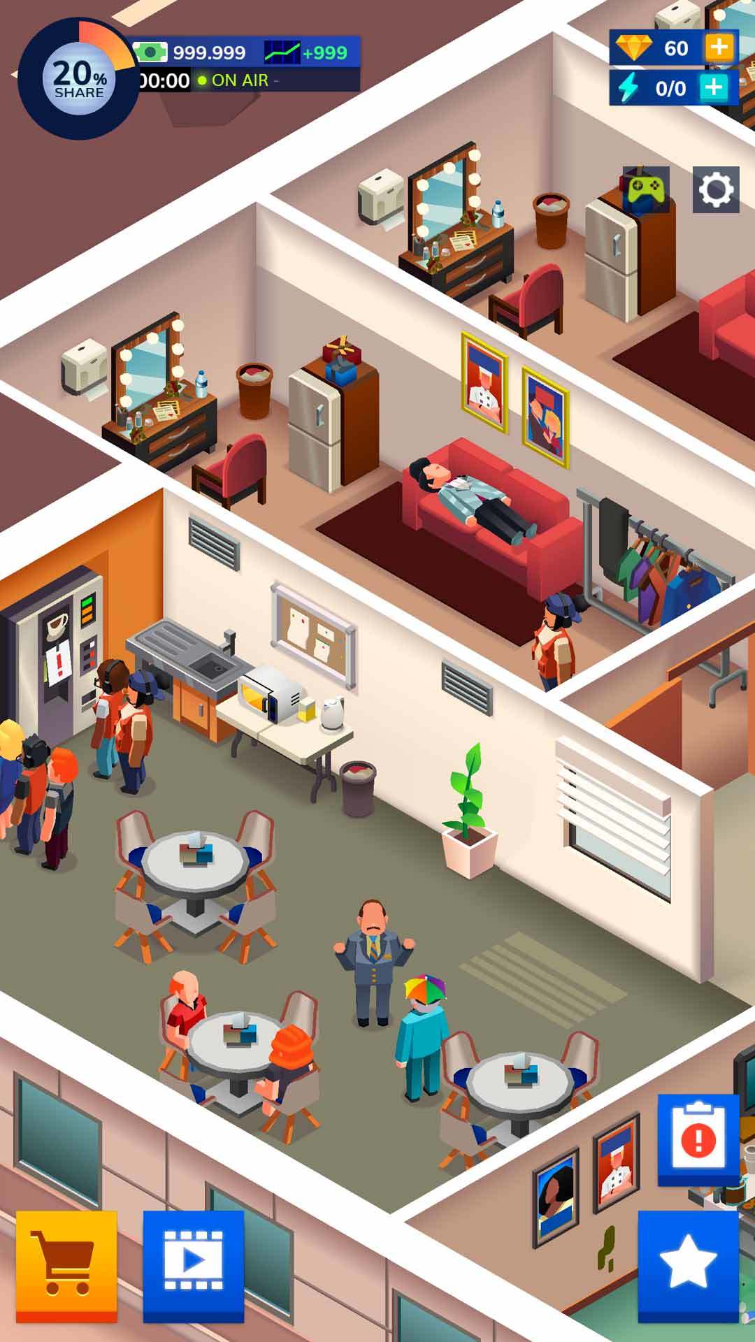 Screenshot of TV Empire Tycoon - Idle Game