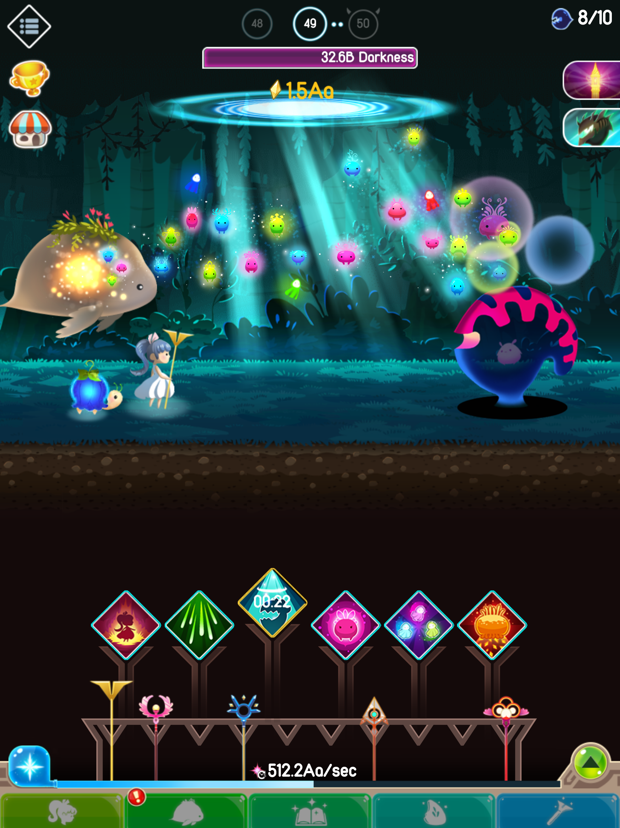 Light a Way: Tap Tap Fairytale Game Screenshot