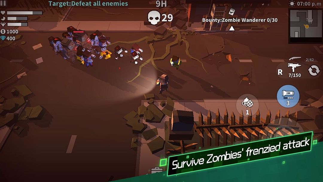 Screenshot of Gunslinger:Zombie Survival 2019