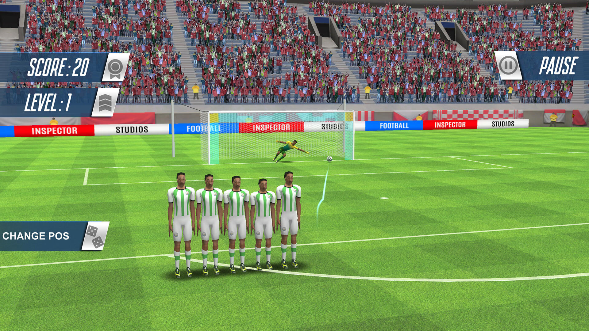 Screenshot of Free Kick Football: 3D Soccer