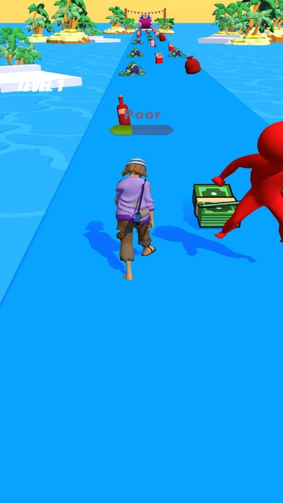 Captura de Tela do Jogo Money Run Rich Race