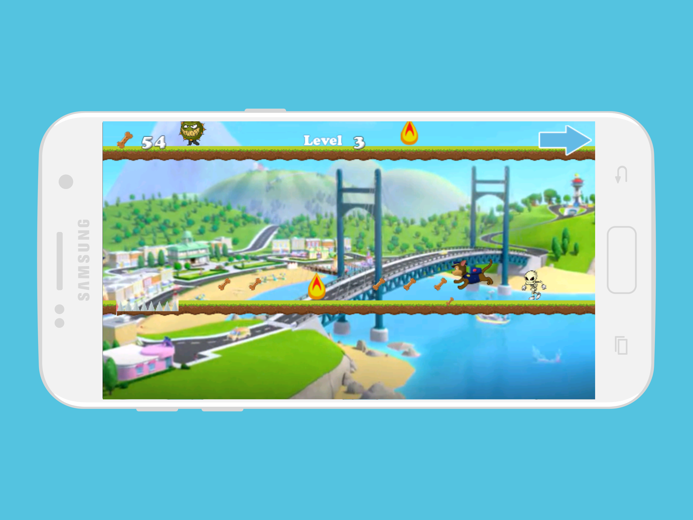 Captura de Tela do Jogo Pow Puppy Adventure: Patrol Mission