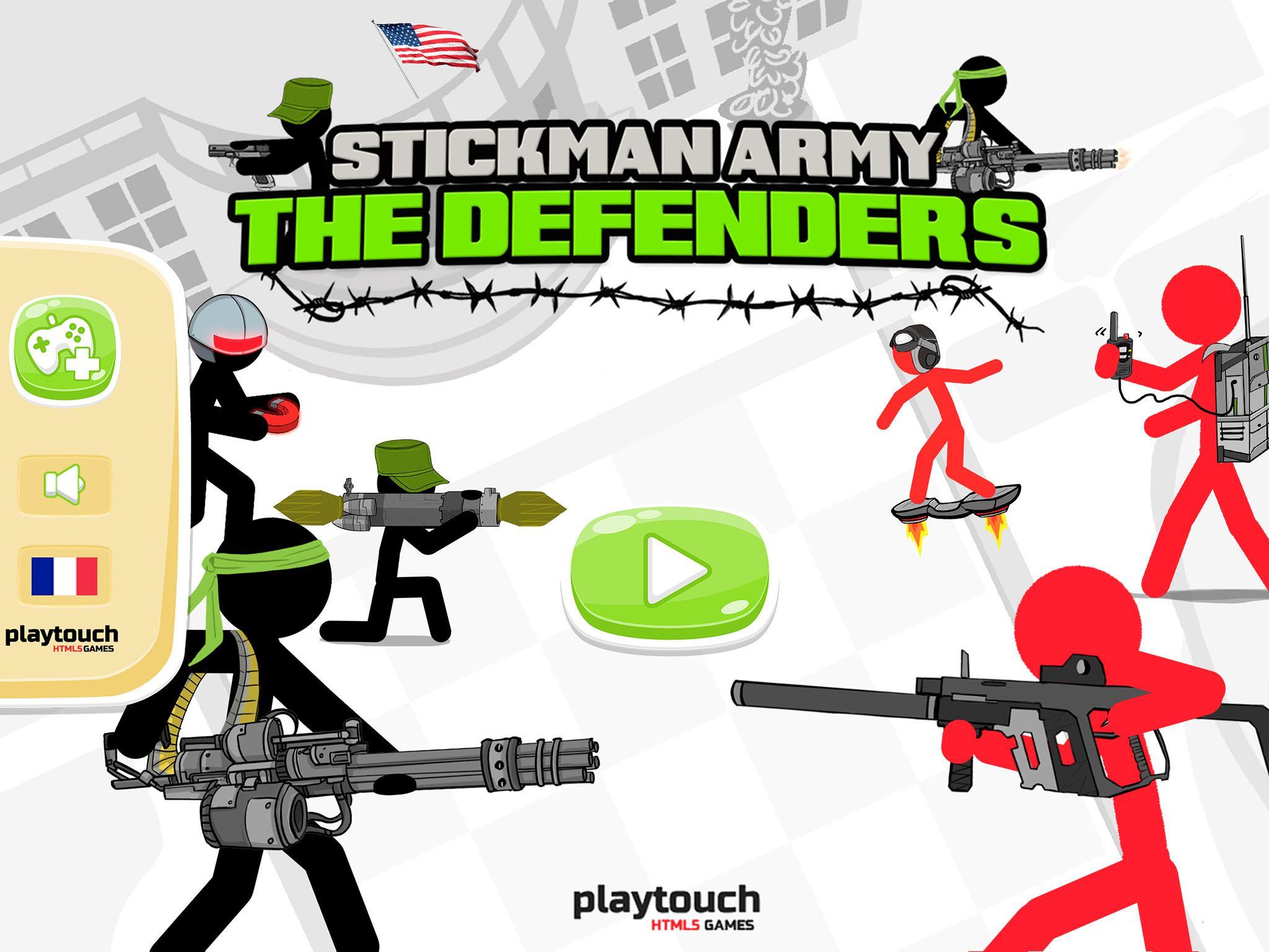 Stickman Army : The Defenders 게임 스크린샷