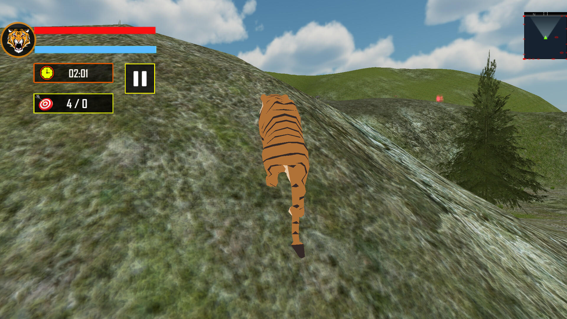 Screenshot of Let's be a Tiger