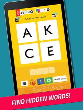 Word Trek - Word Brain streak Game Screenshot