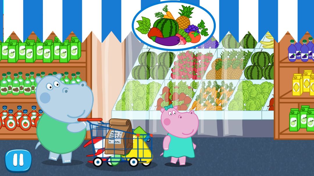 Kids Supermarket: Shopping ภาพหน้าจอเกม